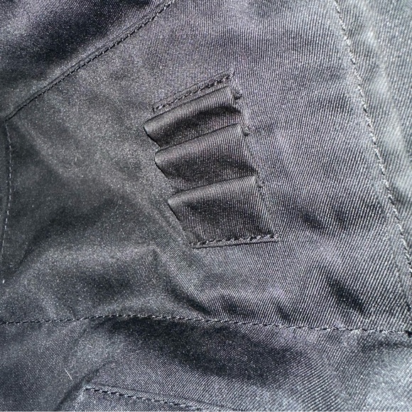 Fossil Evan Black and Brown Leather Work Bag Laptop Case - Picture 13 of 14